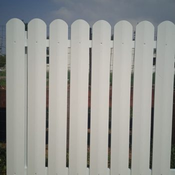 גדר PVC פלסטיק, גובה 1 מטר, 11 ס