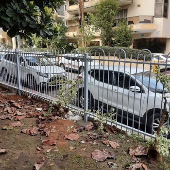 גדר ברזל מגולוון דליה באורך 1 מטר